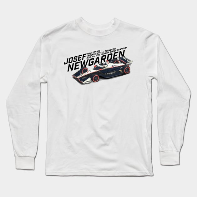 Newgarden 2021 (black) Long Sleeve T-Shirt by Sway Bar Designs